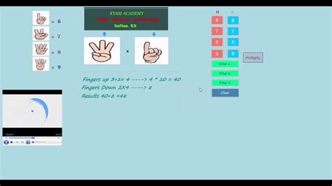 How to Multiply Using Hands 的图像结果