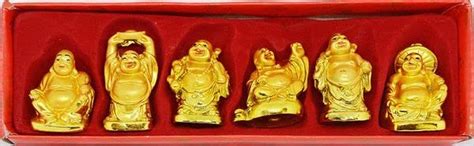 Buy Laughing Buddha Set of 6 (Different Statues) for Health and ...