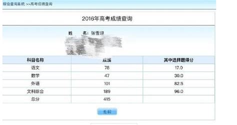 2016年四川高考成绩查询入口-中国教育