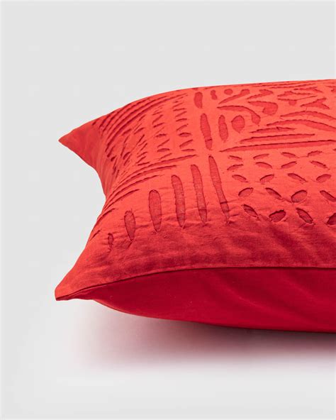 Handmade Cushion Cover with Gulchand Design: A Stunning Applique Piece
