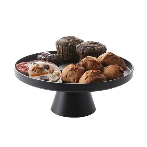Yamazaki Home Serving 9" Round, Stackable Cake and Dessert Stand ...