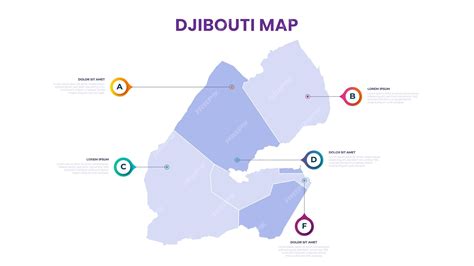 Premium Vector | A map of the Djibouti Djibouti infographic vector illustration with data and ...