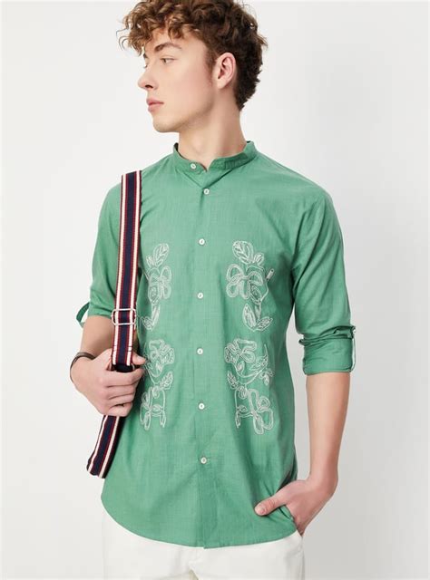 Buy Men Embroidered Short Kurta Online at just Rs. 999.0 ...