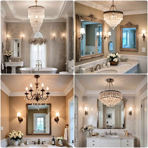 15 Bathroom Chandelier Ideas To Glam Up Your Space