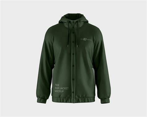 Free Rain Jacket PSD Mockups set - PsFiles