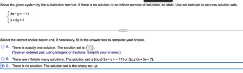 Image result for Substitution Solution Set Problems