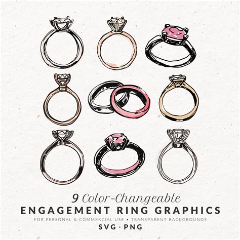 Wedding Rings Clipart - Shop on Pinterest