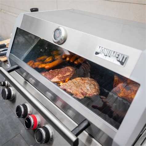 Monument Mesa Stainless Steel 5-Burner Infrared Liquid Propane Gas ...