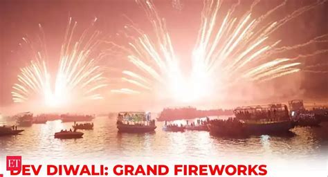 Dev Diwali 2024 Varanasi: Grand fireworks show on river Ganga ghats ...