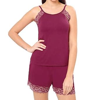 Buy Solid Sleeveless Round Neck Camisole (Small, Anemone) at Amazon.in
