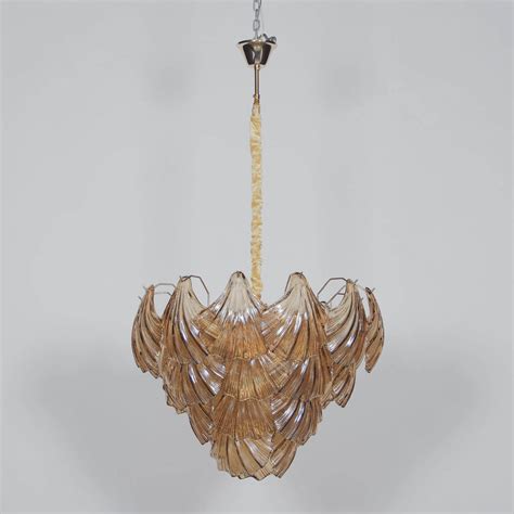 Brassica Modern Glass Leaf Chandelier – Harold Electricals