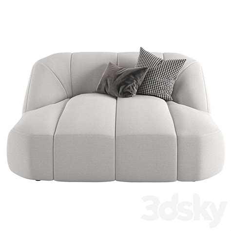 Sun lounger Cloud by Gallotti and Radice 3dsky | Free 3D Model Downloa ...