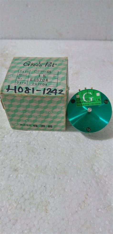 Midori Precisions CPP-45 Potentiometer Green Pot – S N Marine