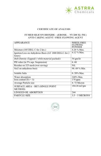Aerosil-200 - Colloidal Silicon dioxide Aerosil (Grade - AC 200 ...
