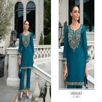 ANORA VOL 1 BY LILY AND LALI TUSSER SILK TRADITIONAL FULL STITCH CO-ORD ...