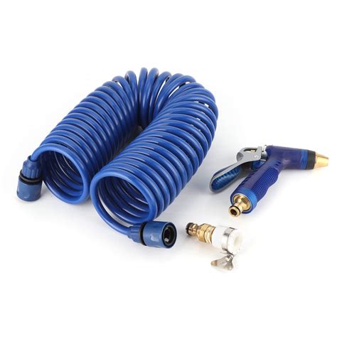 Flexible Hose Coiled Hose Nozzle Kit 10m 32 8ft Cleaning | Desertcart INDIA