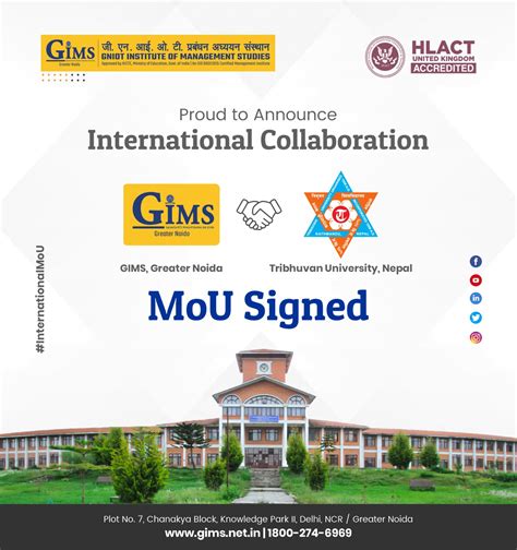 MOU Signed with Tribhuvan University | Best PGDM College | GIMS
