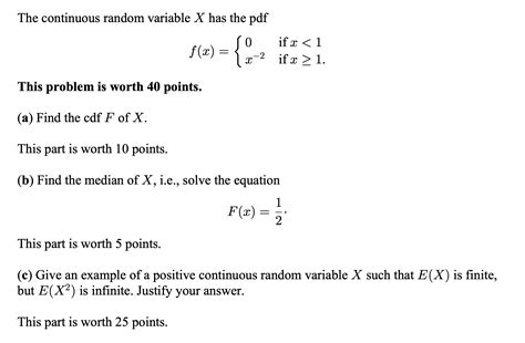 Image result for Questions On Continuous Random Variable