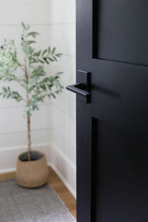 Choosing our Hardware with Emtek | Black interior doors, Doors interior ...