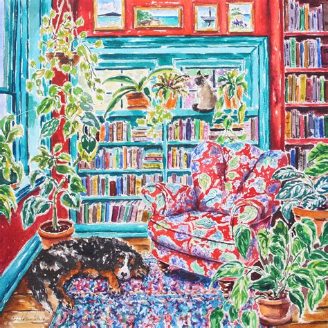 Reading The Room, Painting by Kristen Olson Stone | Artmajeur