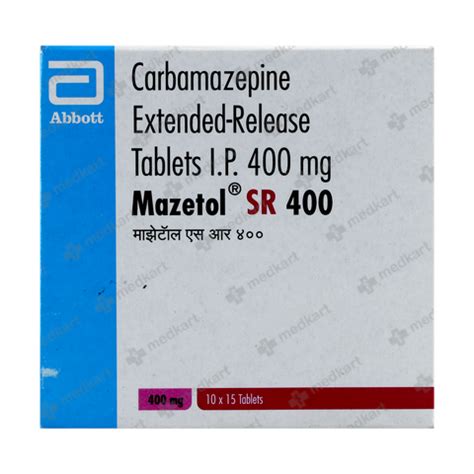 MAZETOL SR 400MG TABLET 15'S, Price, Composition & Generic Alternatives ...