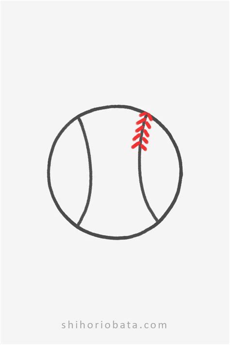 Simple Baseball Drawing 的图像结果