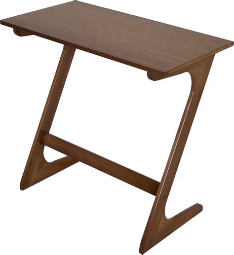 Tangkula Bamboo TV Tray Sofa Side Table, Z-Shaped India | Ubuy