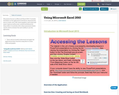 Image result for Guide to Using Excel 2010