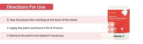 The Derma Co Micro-Tip Salicylic Acid Acne Pimple Patches with ...