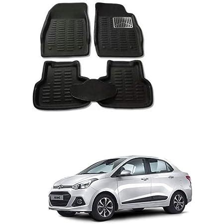 Arneja 3D/4D Black Mat for Hyundai Xcent (Model Year: 2013-2017) Car ...