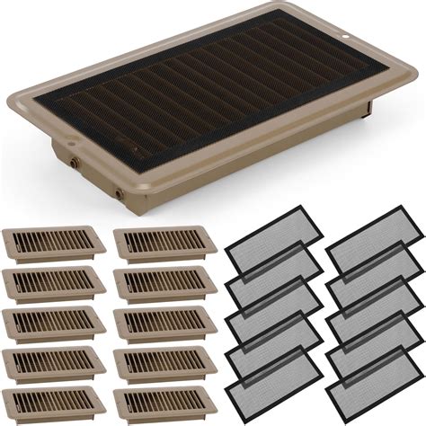 Tandefio 4 Pcs 4" x 8" Floor Register Heavy Duty Metal Floor Vent ...