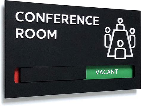 Buy Kubik Letters Conference Room Sign - Do Not Disturb Sign - Meeting ...