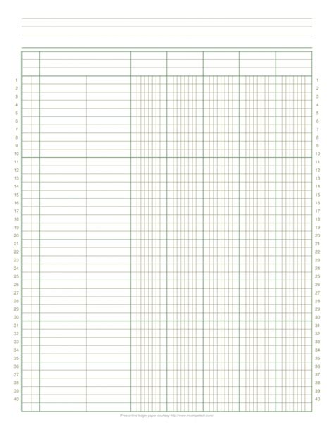 Image result for Ledger Columns