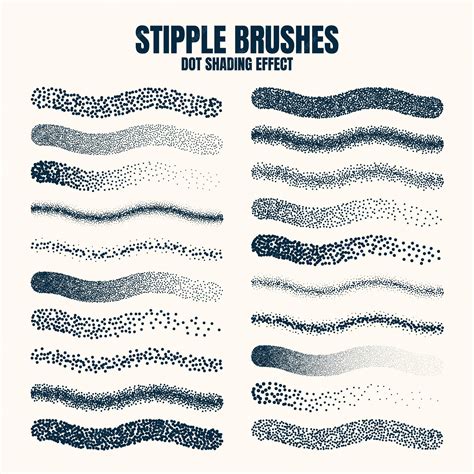 Premium Vector | Stipple scatter brush ink drawing and texturing fading ...