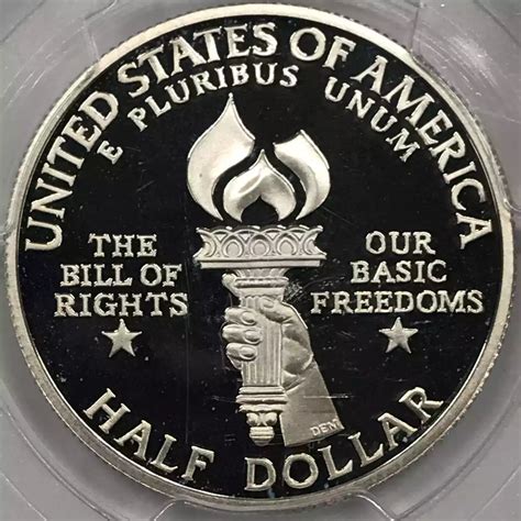 1993-S James Madison Bill of Rights Commemorative Silver Half Dollar ...