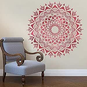 Design In Designer Mandala Painting Stencils Wall Stencils for Home ...