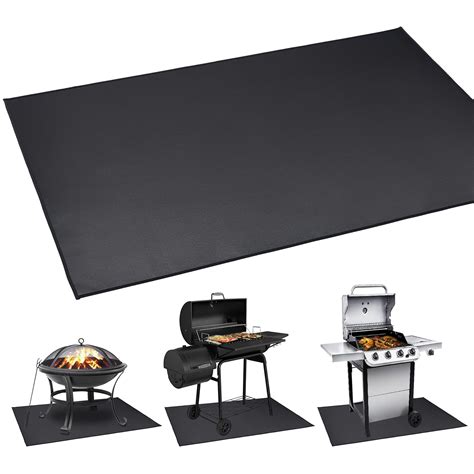 Large Under Grill Mat 60 ×40 Inch for Outdoor Charcoal, Smokers, Gas ...