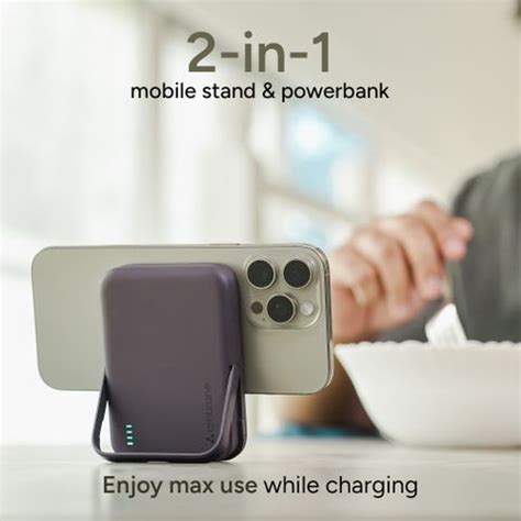 Ambrane 10000 mAh 22 W Wired & Wireless With MagSafe Power Bank Price ...