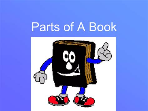 Parts of book pr.1 | PPT