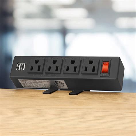 HHSOET Desk Clamp Power Strip, Desktop Power Outlet India | Ubuy