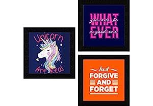 SAF paintings Engineered Wood, Quote, Landscapes, motivational, Flowers ...