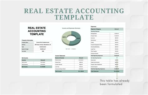 Real Estate Bookkeeping Template at Johanna Reed blog