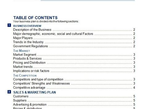 Free Fillable Business Plan Templates 的图像结果