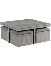 Image result for Coffee Tables with Seating Storage