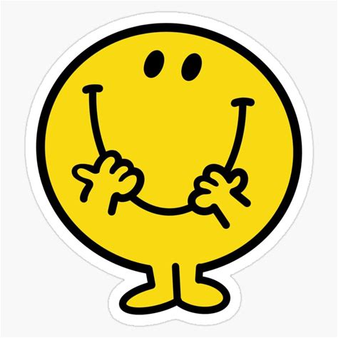 Happy Smiley Face Sticker Vinyl Waterproof Sticker Decal Car Laptop Wall Window Bumper Sticker 5"