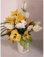 Image result for Easter Bunny Flower Arrangement
