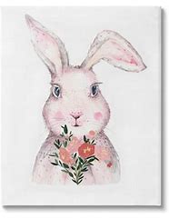 Image result for Bunny Painting Flowers