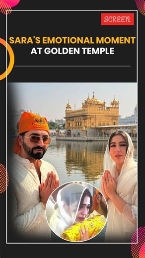 Sara Ali Khan Gets Emotional While Praying At Golden Temple With Ayushmann Khurrana | Udta Teer
