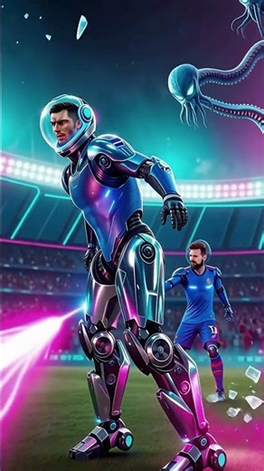 Messi & Ronaldo:The Last Defense Against Alien Invasion#Messi #Ronaldo #AlienInvasion #SciFiFootball