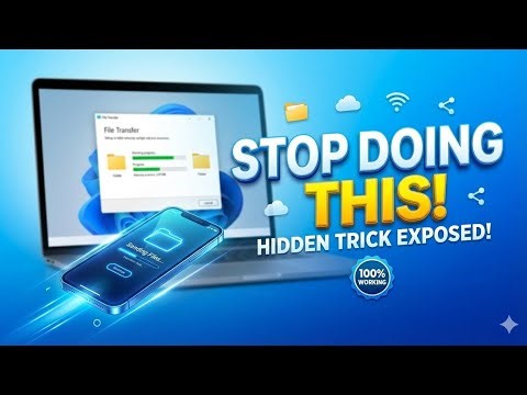 STOP Using USB Cables! Transfer Files 10x Faster Wirelessly (The Pro Way)